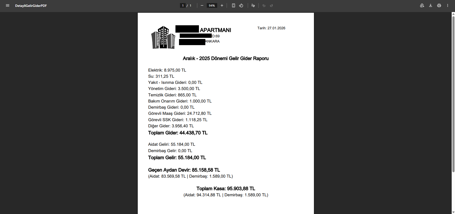 Apartment Management System