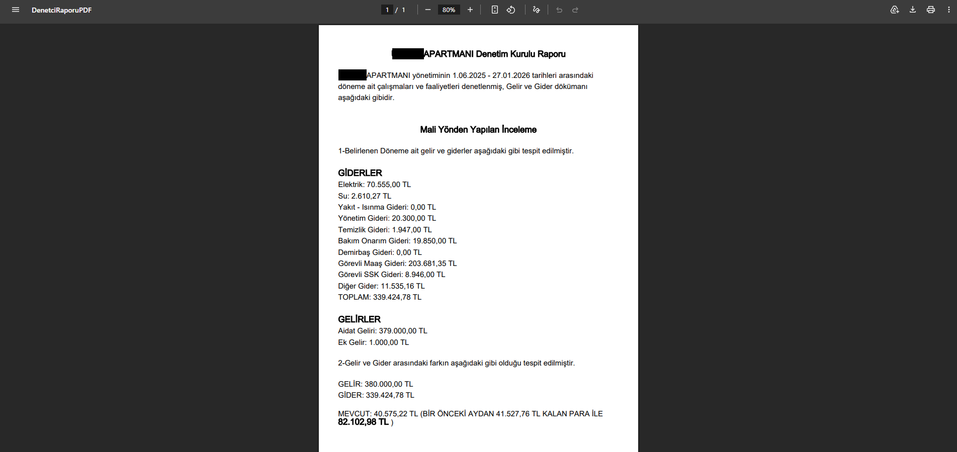 Apartment Management System