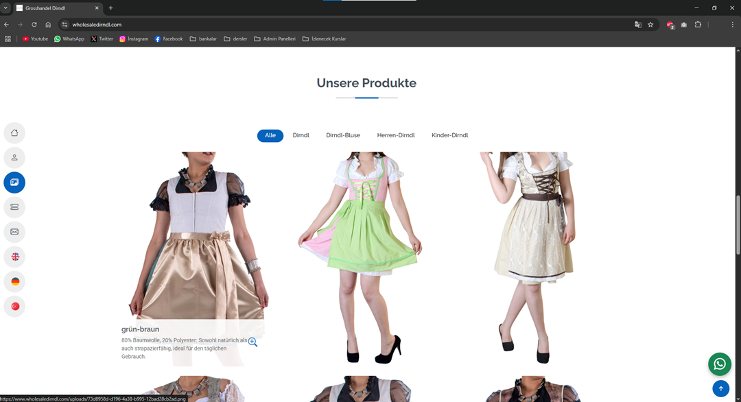 Multilingual Fashion Showcase CMS